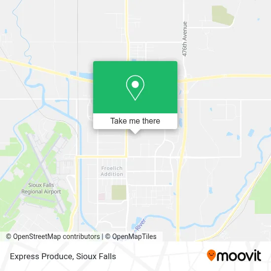 Express Produce map