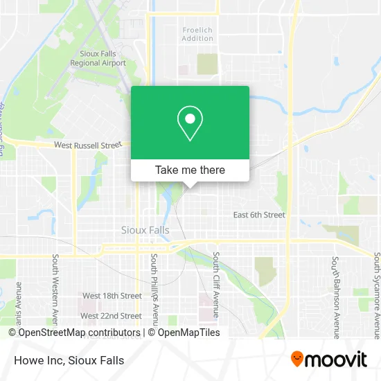 Howe Inc map