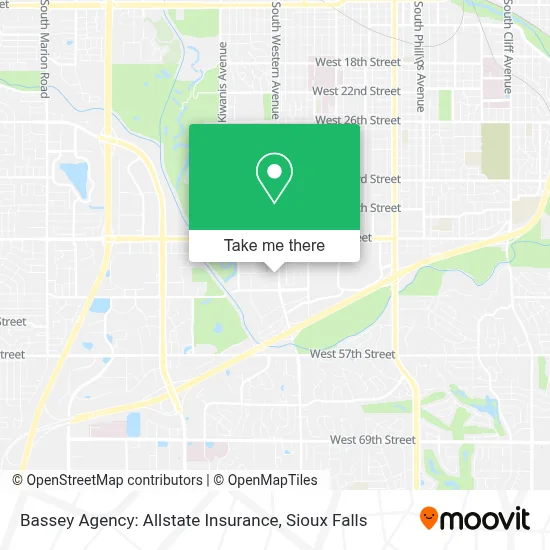 Bassey Agency: Allstate Insurance map