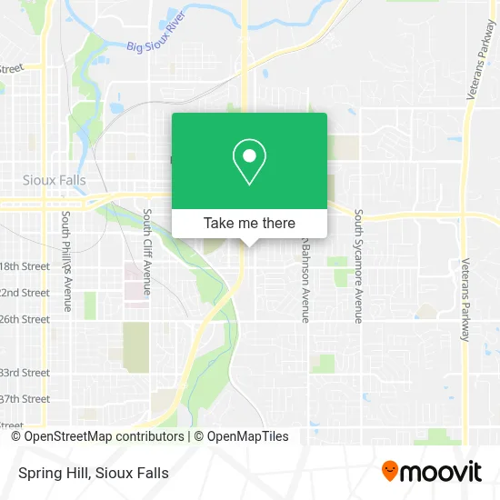 Spring Hill map