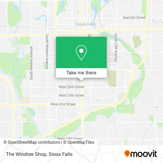 The Window Shop map
