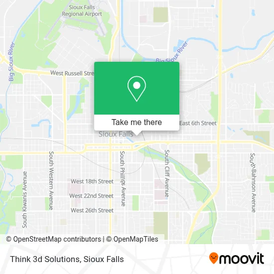 Think 3d Solutions map