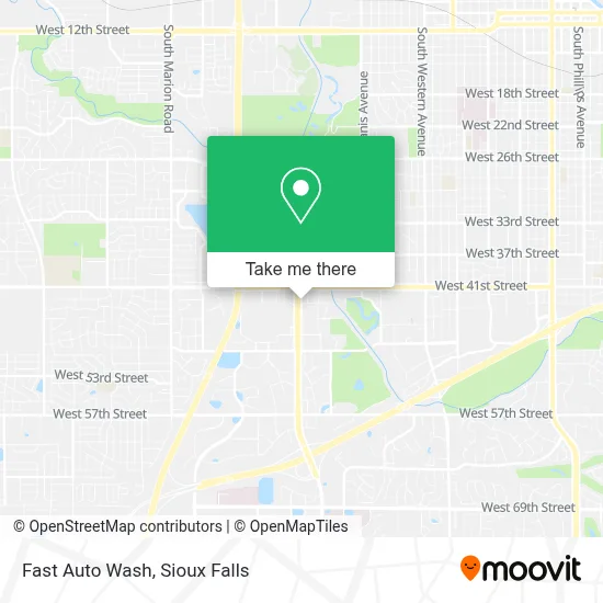 Fast Auto Wash map