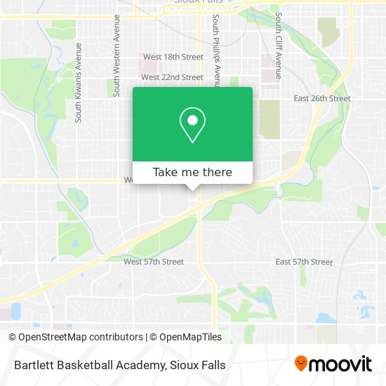 Bartlett Basketball Academy map