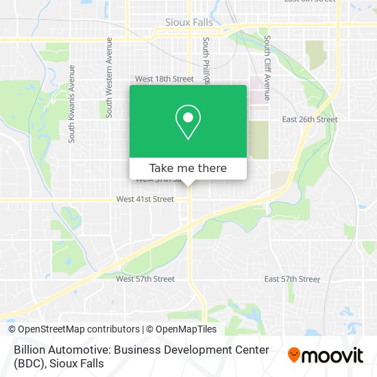 Billion Automotive: Business Development Center (BDC) map