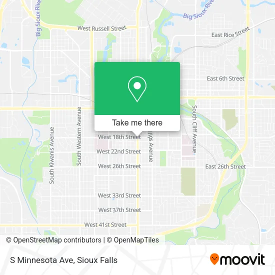 Mapa de S Minnesota Ave