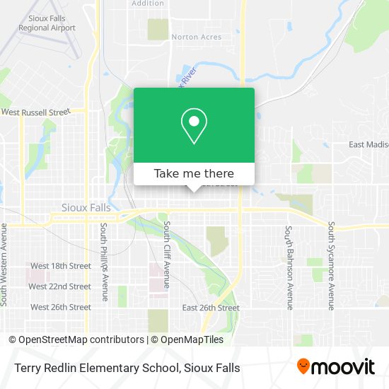 Terry Redlin Elementary School map