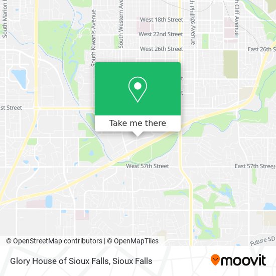 Glory House of Sioux Falls map