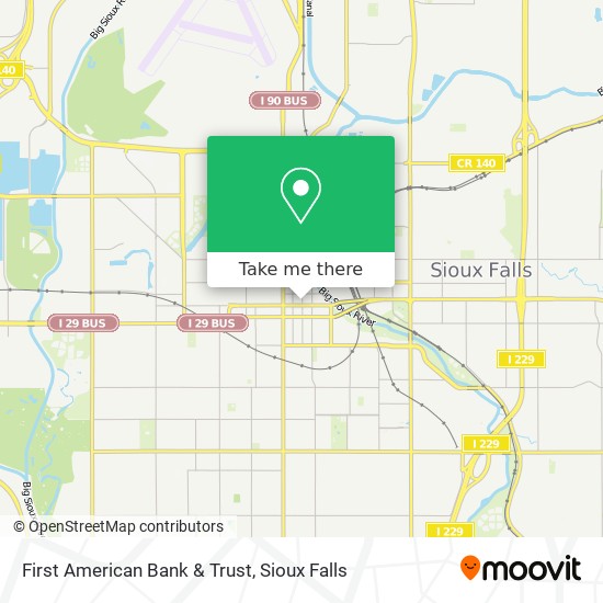 First American Bank first american bank and trust sioux falls sd Trust map