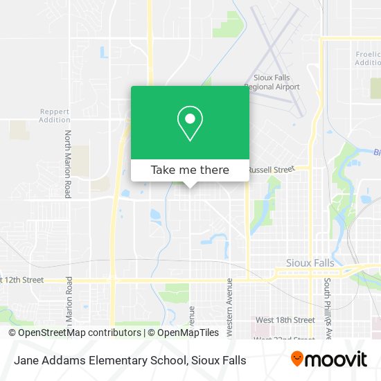 Jane Addams Elementary School map