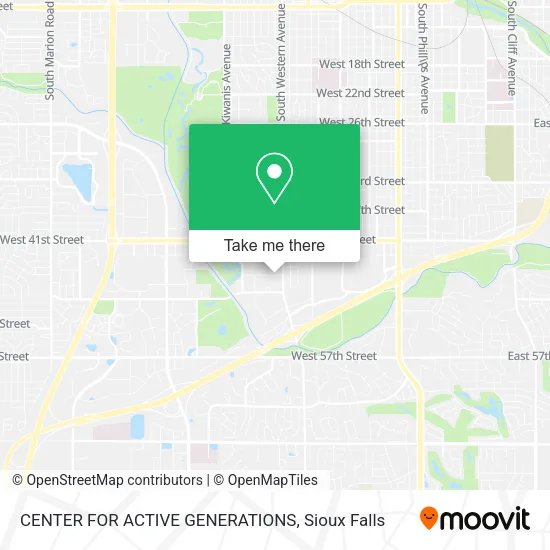 CENTER FOR ACTIVE GENERATIONS map