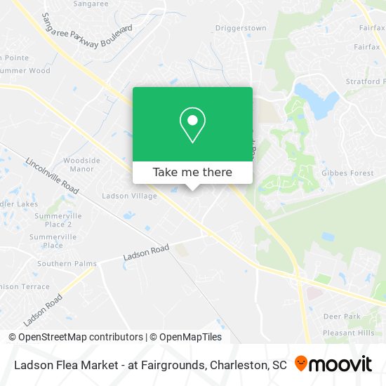 Mapa de Ladson Flea Market - at Fairgrounds