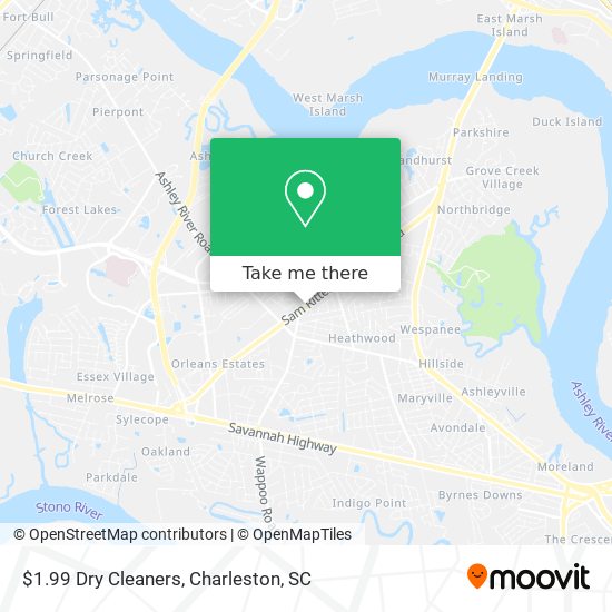 $1.99 Dry Cleaners map