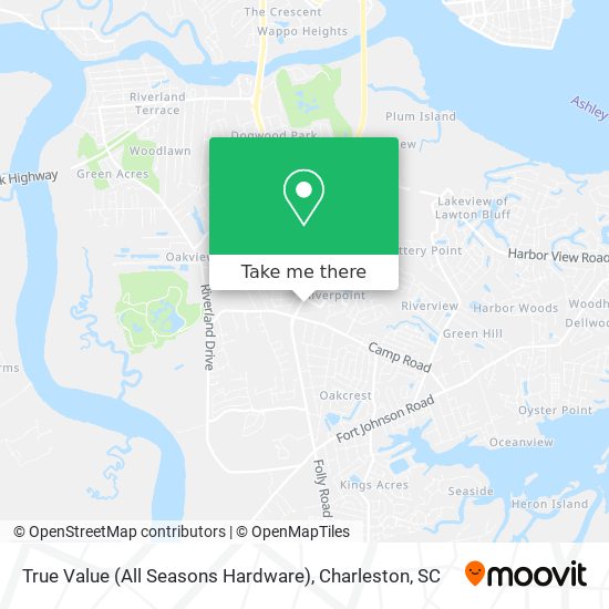 Mapa de True Value (All Seasons Hardware)
