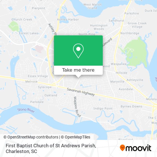 Mapa de First Baptist Church of St Andrews Parish