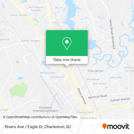 Rivers Ave / Eagle Dr map