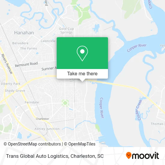 Trans Global Auto Logistics map