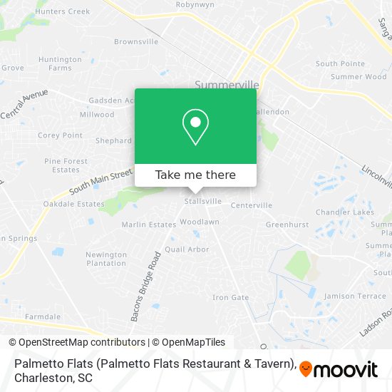 Palmetto Flats (Palmetto Flats Restaurant & Tavern) map