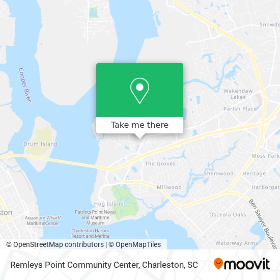 Remleys Point Community Center map