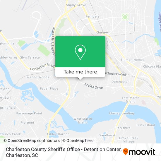 Mapa de Charleston County Sheriff's Office - Detention Center