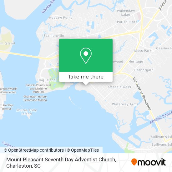 Mount Pleasant Seventh Day Adventist Church map
