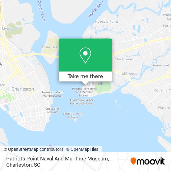 Mapa de Patriots Point Naval And Maritime Museum