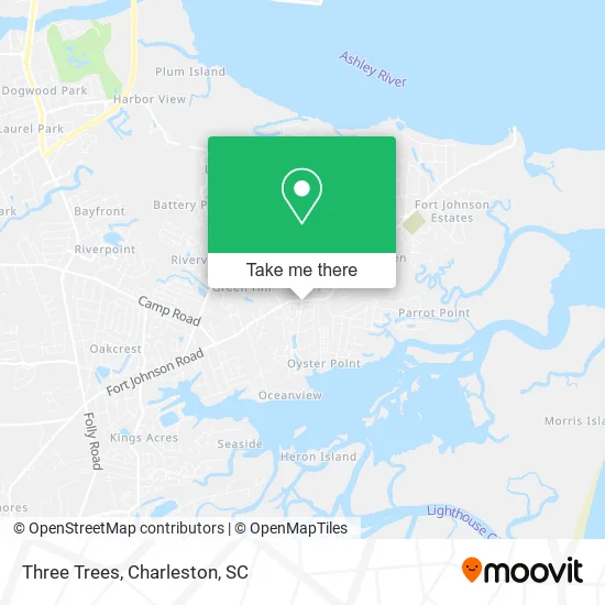 Three Trees map
