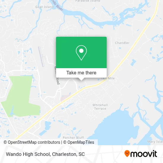Wando High School map