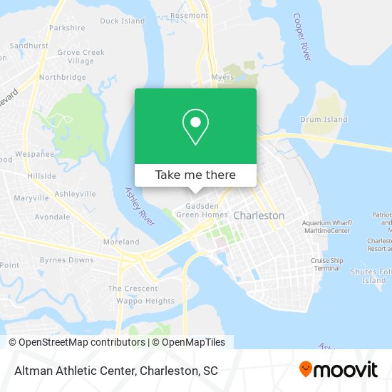 Mapa de Altman Athletic Center