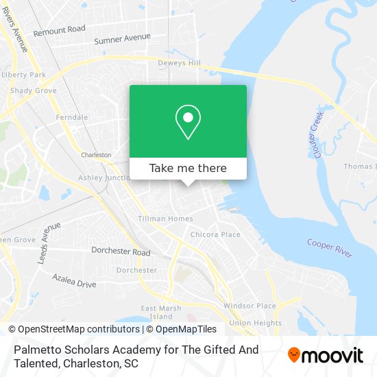 Palmetto Scholars Academy for The Gifted And Talented map