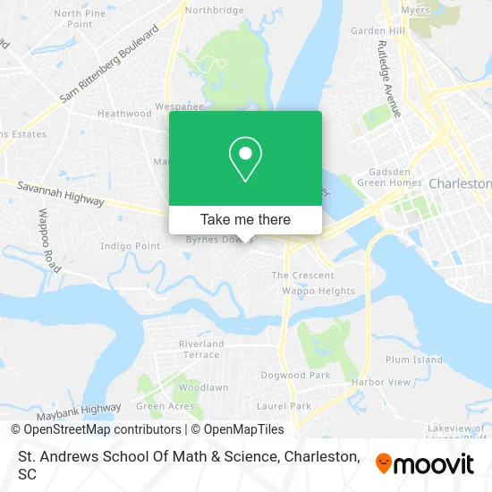 St. Andrews School Of Math & Science map