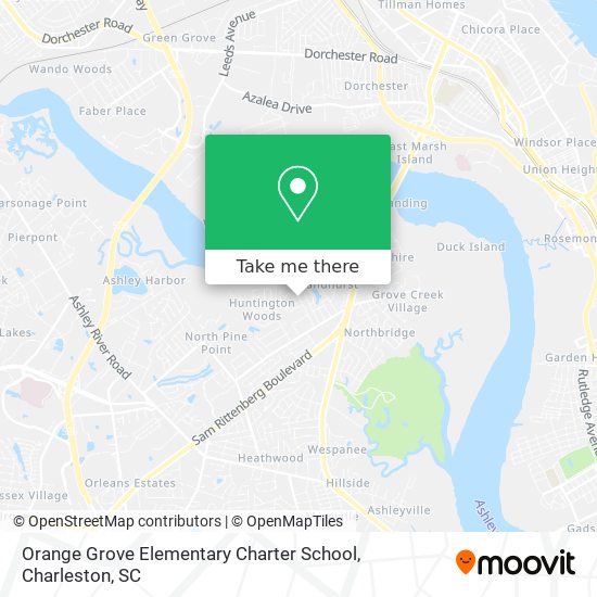Mapa de Orange Grove Elementary Charter School