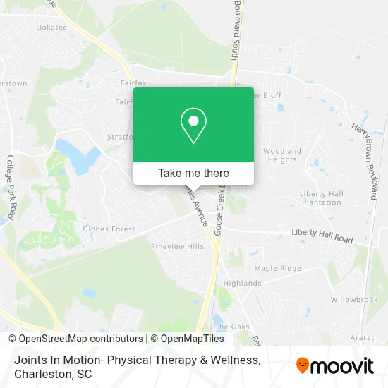 Joints In Motion- Physical Therapy & Wellness map