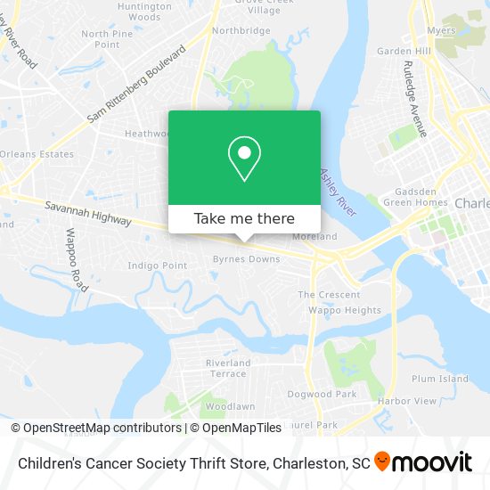 Mapa de Children's Cancer Society Thrift Store
