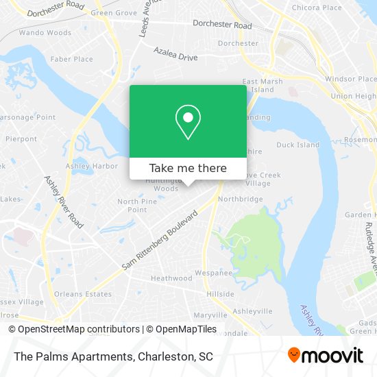 Mapa de The Palms Apartments