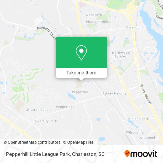 Mapa de Pepperhill Little League Park