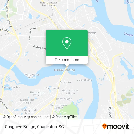 Cosgrove Bridge map