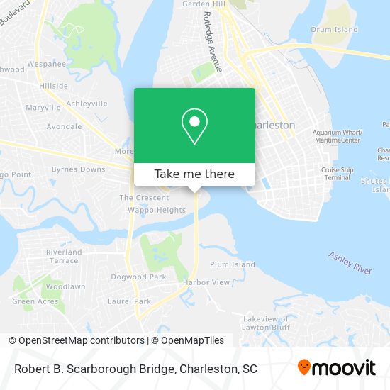 Robert B. Scarborough Bridge map