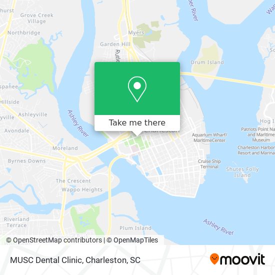 MUSC Dental Clinic map