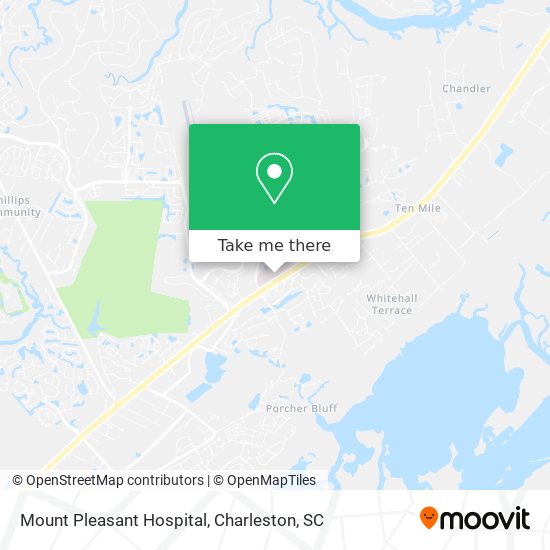 Mount Pleasant Hospital map