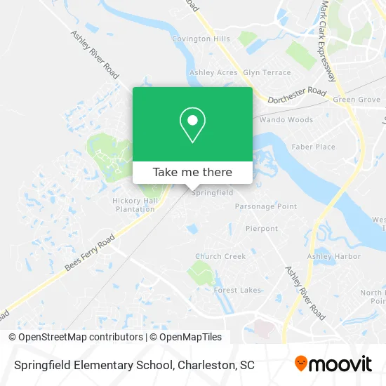 Springfield Elementary School map