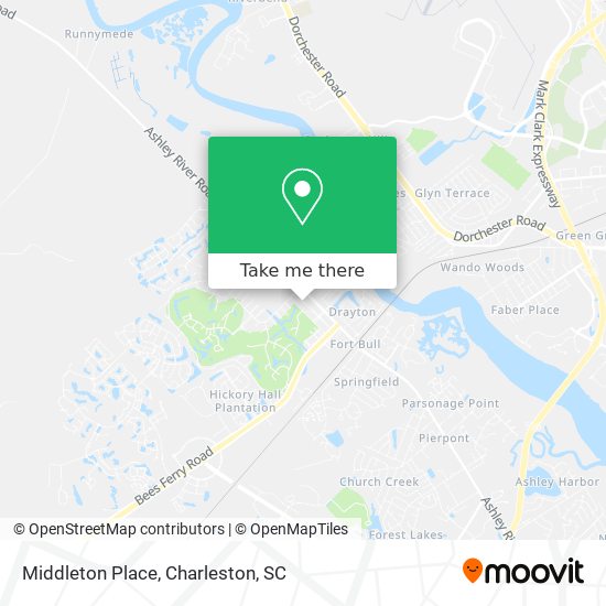 Middleton Place map