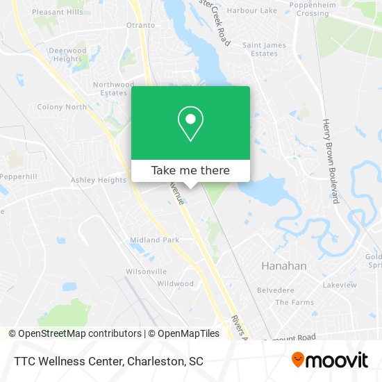 Mapa de TTC Wellness Center
