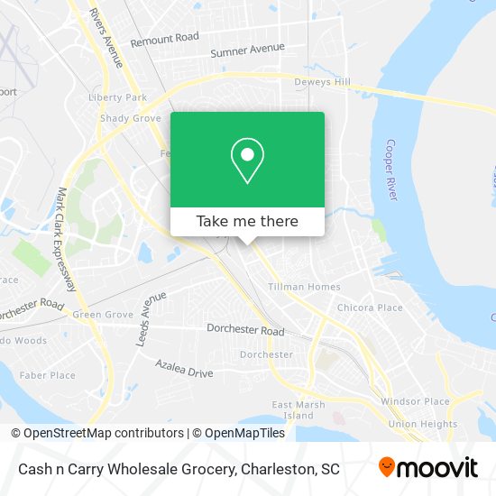 Mapa de Cash n Carry Wholesale Grocery
