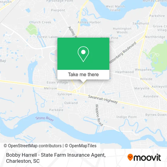 Bobby Harrell - State Farm Insurance Agent map