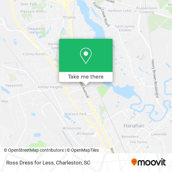 Mapa de Ross Dress for Less