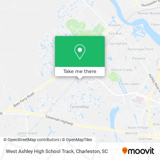 West Ashley High School Track map