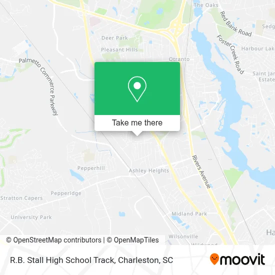 R.B. Stall High School Track map