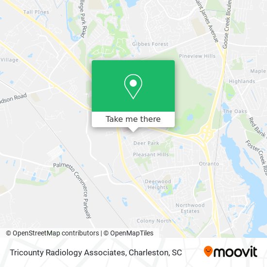 Tricounty Radiology Associates map