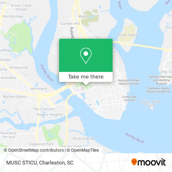 MUSC STICU map